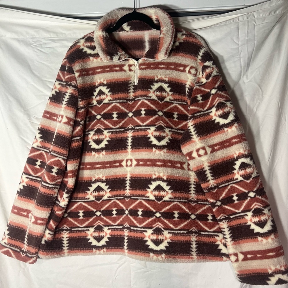 Zara Multicolor Patterned Sweatshirt